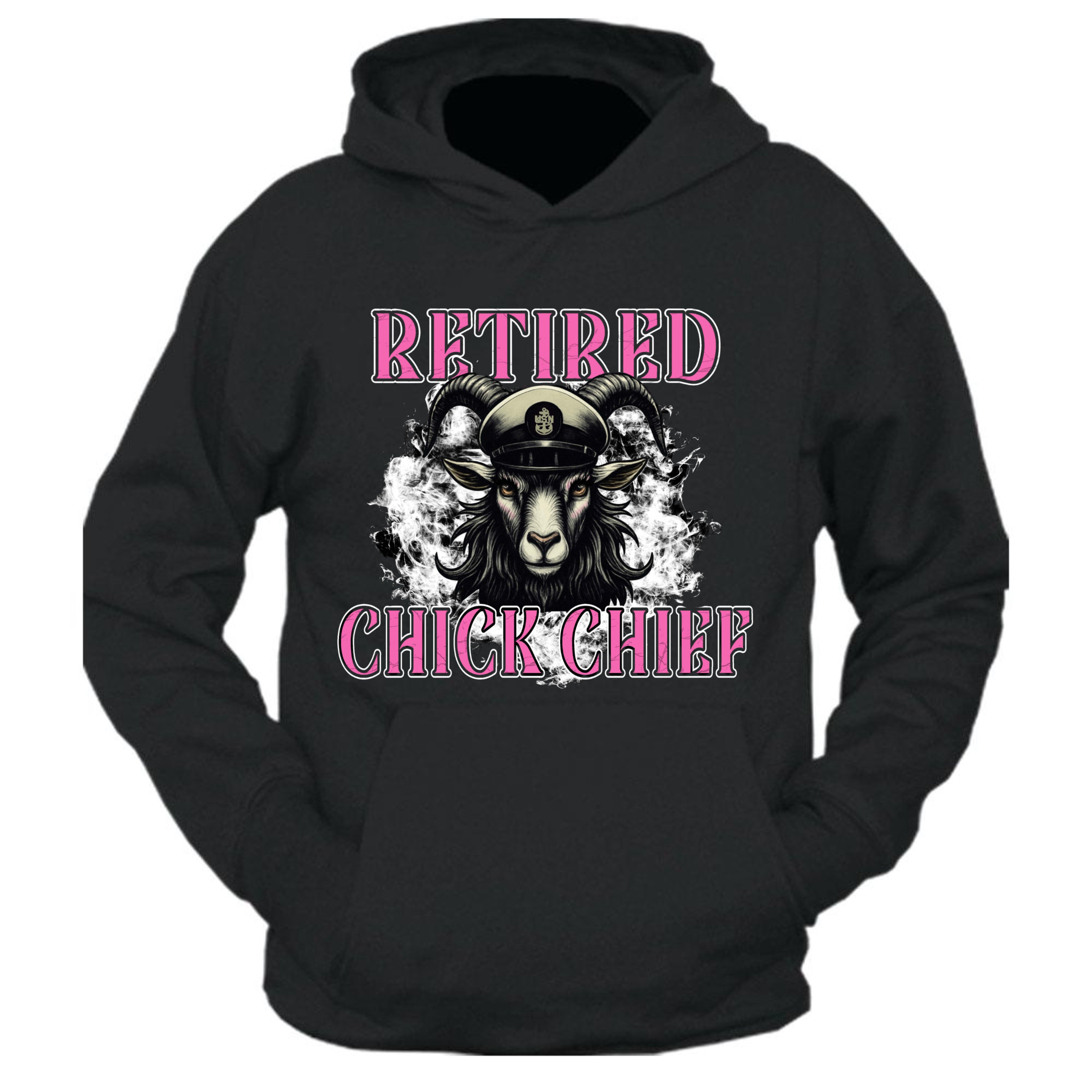 Retired Chick Chief Defined Black Hoodie